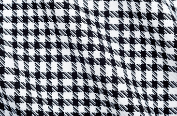 Cloth.Checkered fabric.Fabric texture for background and decoration of artwork.A crumpled piece of cloth