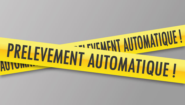 Logo pr&eacute;l&egrave;vement automatique.
