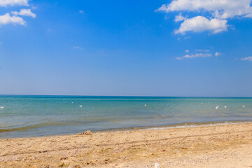 View of the Black sea in UKraine