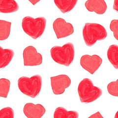 pattern scarlet coral heart