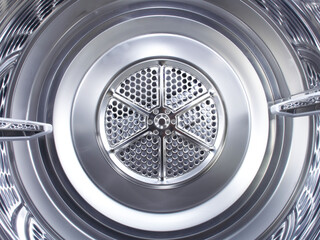 Washing machine inside, detail of drum