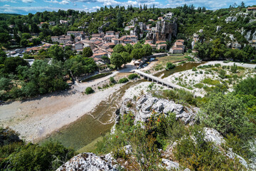 Labeaume Village in Southern France