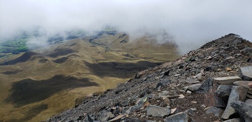 mountain hut in the mountains