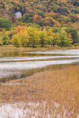 Canada, New Brunswick, Kennebecasis River Valley, Hampton. Autumn foliage.