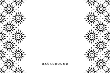 Vector simple background with mandala