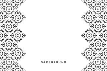 Vector simple background with mandala