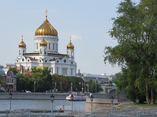Russia. Moscow. The Cathedral of Christ the Savior.