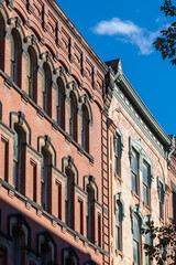 Canada, New Brunswick, Saint John. Historic buildings along Prince William Street.