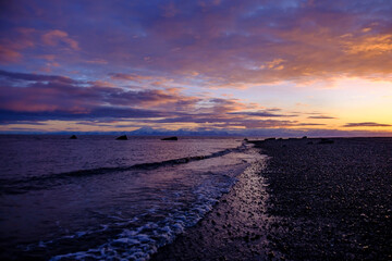Obraz premium sunset on the beach