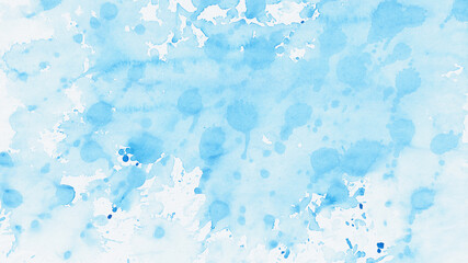 Fototapeta na wymiar blue abstract watercolor background
