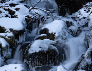 stream in winter