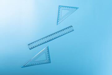 Abstraction from the office. Figures and shapes from the office.