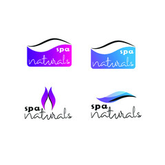 Dise&ntilde;o de Logo Centro Est&eacute;tico, Ola, onda, Cejas, SPA Naturaleza, Relax