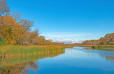 Calm Waters and Skies in the Fall