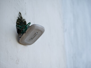 damaged light switch 
