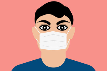 マスクと顔の表情