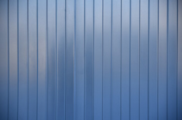 Striped Sheet Metal Surface for Roofs of Houses and Fences