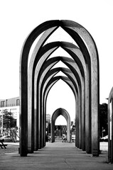 archway in the city