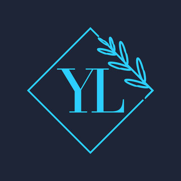 YL Letter Logo Design. Initial letters YL gaming's logo icon for technology  companies. Tech letter YL