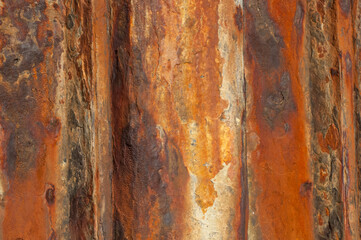 Iron rust abstract  texture close up seawall isle of wight