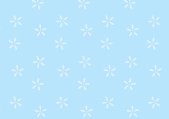 爽やかな小花腹の背景イラスト