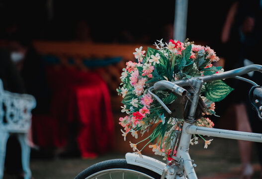 BICICLETA CON FLORES