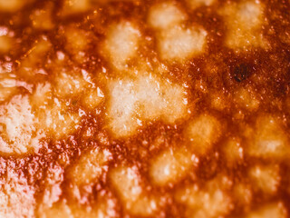 Close up of crispy bread