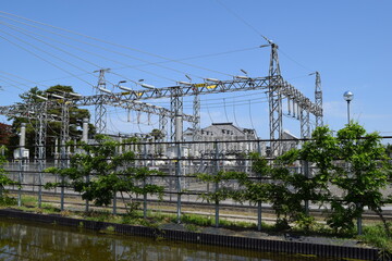 屋外変電設備
