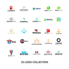 25 logo collection templates