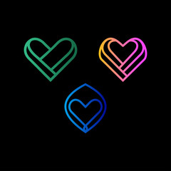 Minimalist Love logo collection