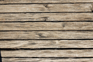 Obraz premium ウッドデッキ 背景素材