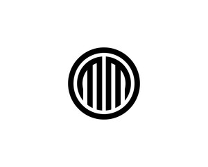 M MM Letter logo design vector template