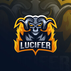 Lucifer mascot logo esport