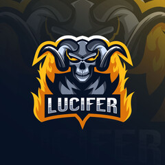 Lucifer mascot logo esport