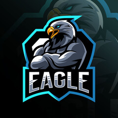 Eagle mascot logo esport design © Immidesign