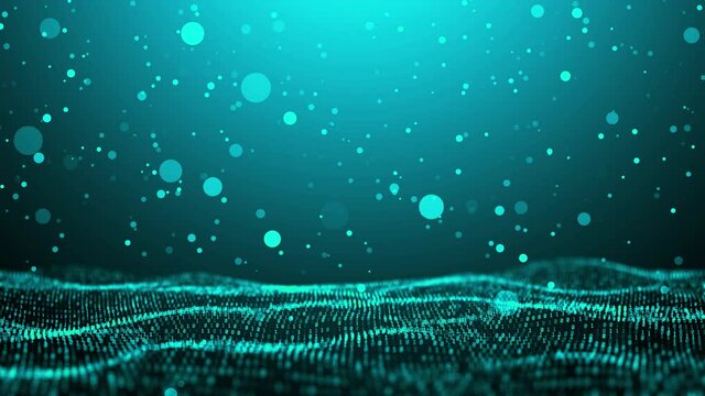 Binary code digital information technology background seamless loop computer generates graphics