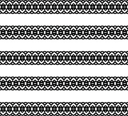  Geometric vector pattern with triangular elements. Seamless abstract ornament for wallpapers and backgrounds. Black and white colors.