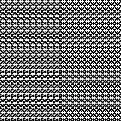  Geometric vector pattern with triangular elements. Seamless abstract ornament for wallpapers and backgrounds. Black and white colors.