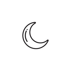 Fototapeta na wymiar night icon symbol sign vector