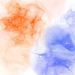 Fototapeta premium Bright background with a texture of water stains and marble. Digital illustration