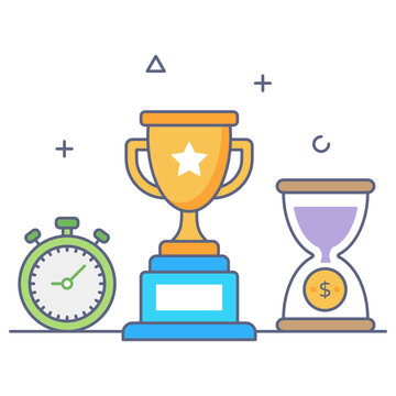 
Business reward icon, achievement concept vector 
