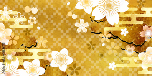 桜 和柄 春 背景 Wall Mural Wallpaper Murals J Boy 桜 和柄 春 背景 Wall Mural Wallpaper Murals J Boy