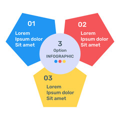 
A trendy flat icon denoting floral diagram
