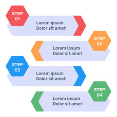 
A flat icon of descriptive analytics in editable design
