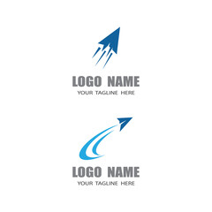 Paper plane logo vector illustration template