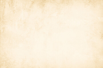 Close Up retro plain cream color cement wall background texture for show or advertise or promote product and content on display and web design element concept. Old concrete wall texture background.
