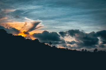 sky with clouds