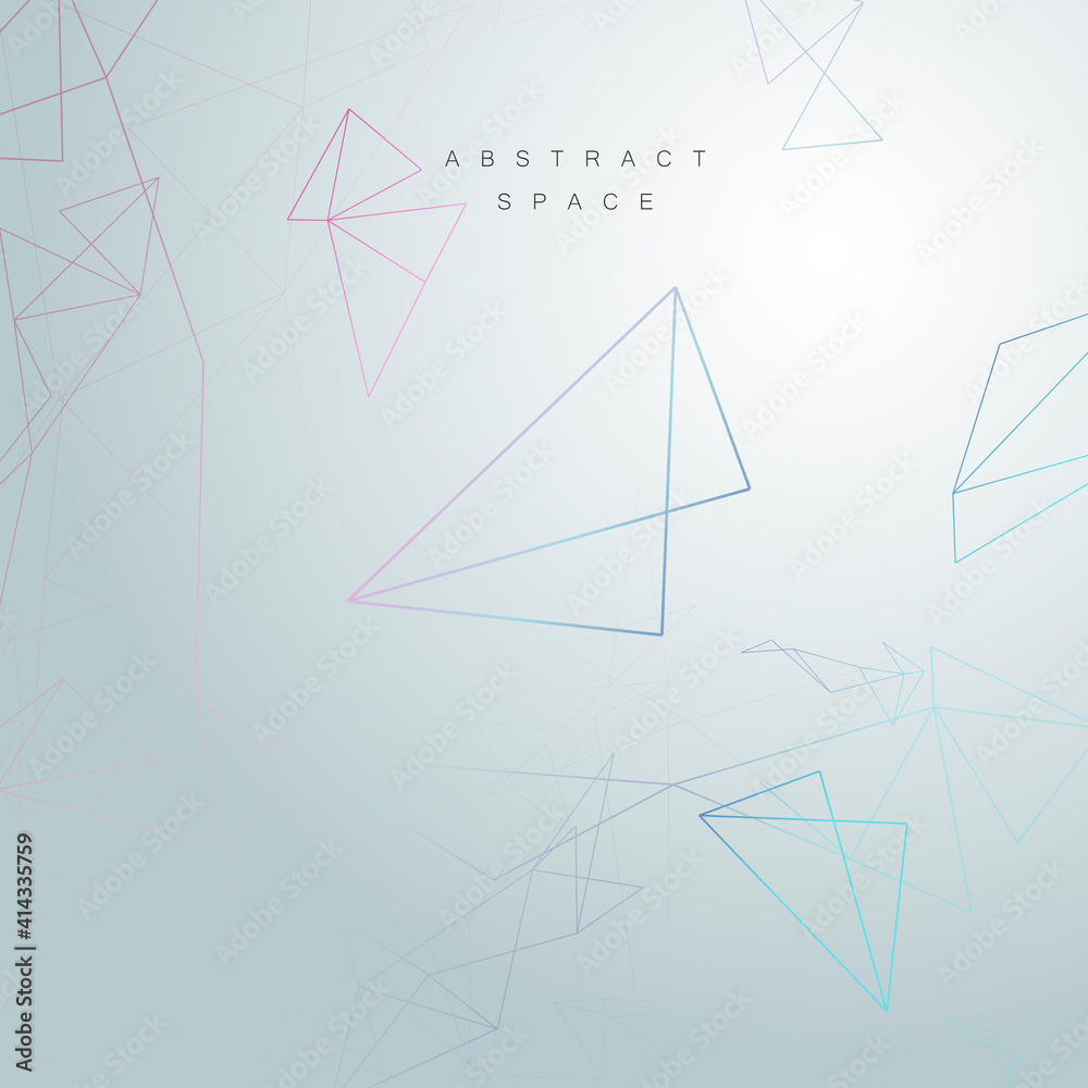 Aufkleber abstract geometric pattern. web banner element. symbol, logo illustration. futuristic wallpaper. abs
