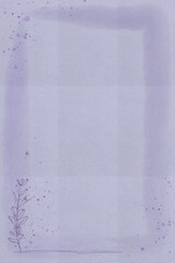 Purple rectangle frame design vector
