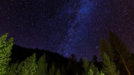 Meteor Shower (Aug 14th, 2020) Montana, U.S.A. somewhere near the Idaho border.